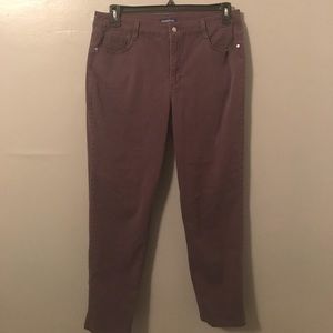 Purple jeans